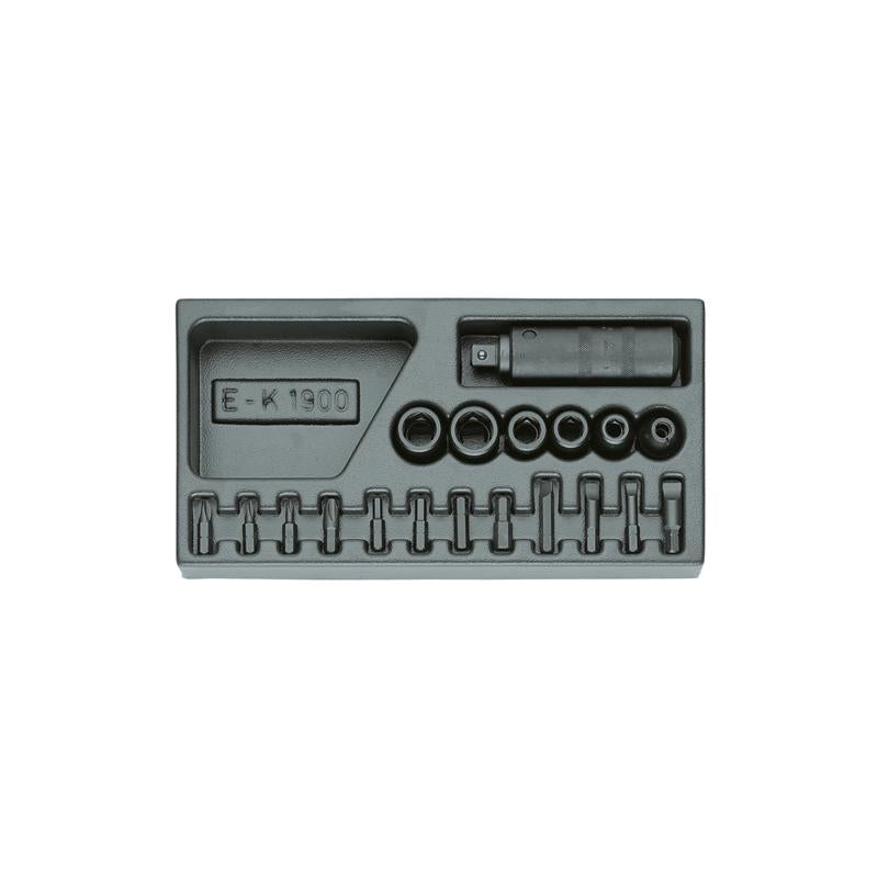 GEDORE Schraubenlöser-Sortiment 1/2" in 1/3 ES-Modul 1500 ES-K 1900