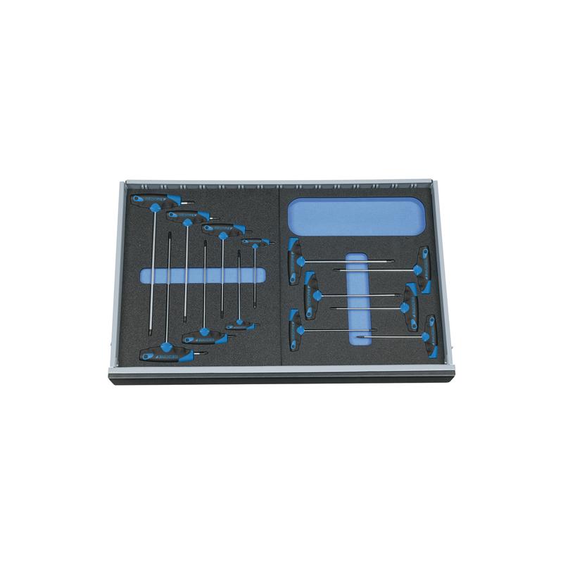 GEDORE Winkelschraubendreher-Satz in Check-Tool-Modul, 7-teilig 2005 CT2-2143 KTX