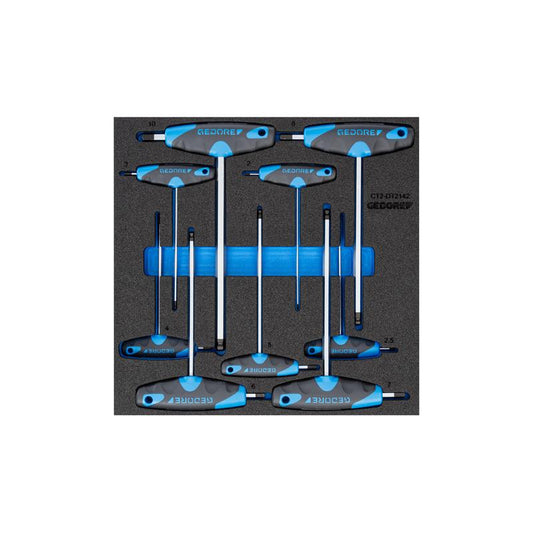 GEDORE Winkelschraubendreher-Satz in Check-Tool-Modul 1500 CT2-DT 2142