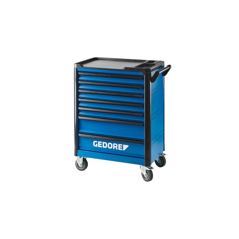 GEDORE Werkzeugwagen workster highline mit 308-teilig Werkzeugsortiment WHL-L7-TS-308