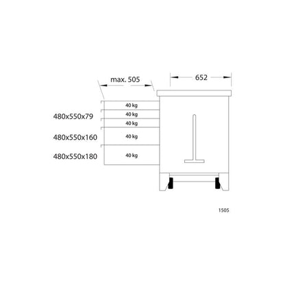 GEDORE Rollwerkbank 1505