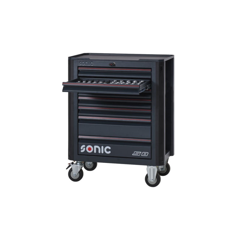 Sonic Werkstattwagen NEXT S8 gefüllt 207 teilig